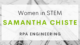 Women in STEM: Samantha Chiste
